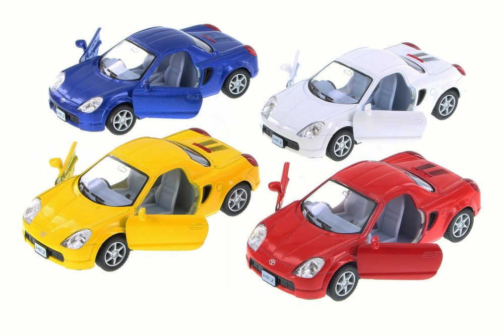 6 台セット　kinsmart製ミニカー1/32 トヨタMRS 6 台セット kinsmart製ミニカー1/32 トヨタMRS 6 台セット kinsmart製