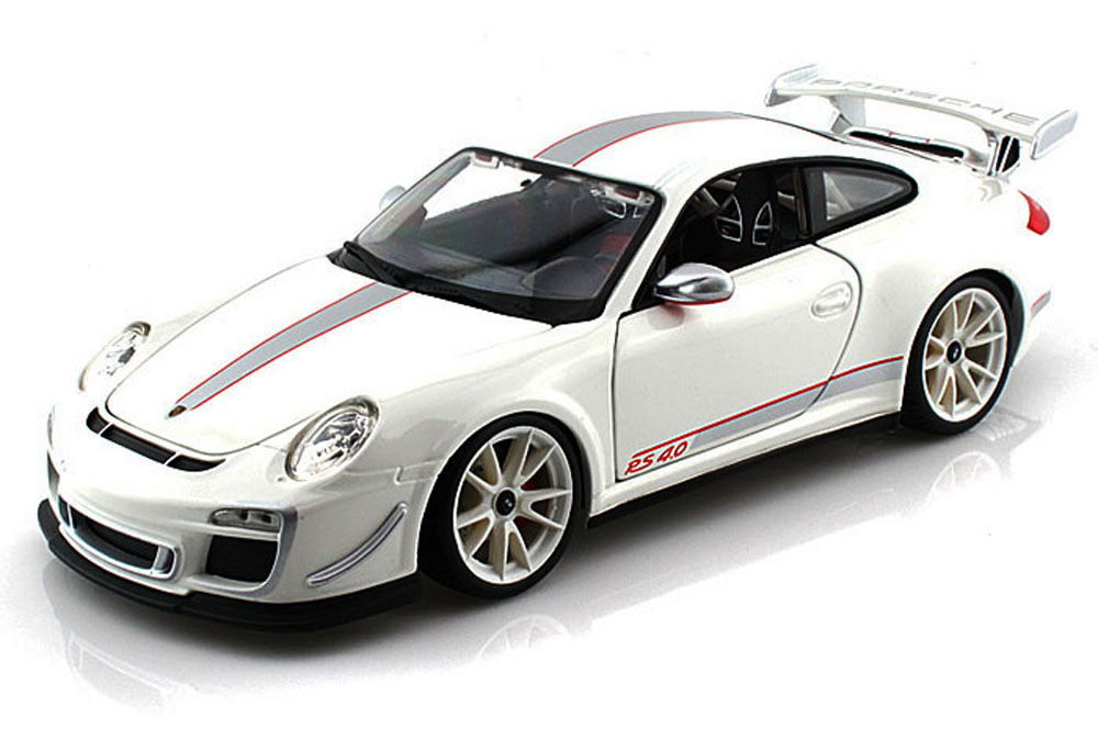 Porsche 911 GT3 RS 4.0, White - Bburago 11036 - 1/18 scale Diecast Model Toy Car - Picture 1 of 5