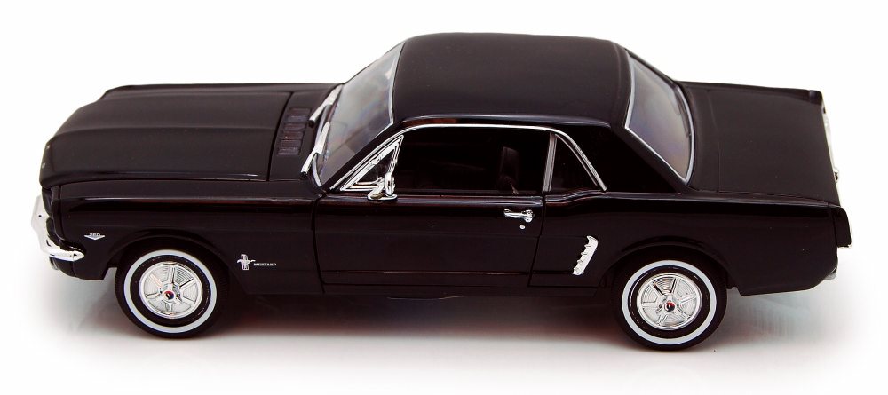 1964 1/2 Ford Mustang Coupe Black Welly 22451WBK 1/24 Scale Diecast model  car 764072003375 | eBay