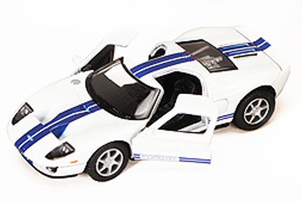 2006 Ford GT KINSMART Diecast 1:36 Scale White FREE SHIPPING 