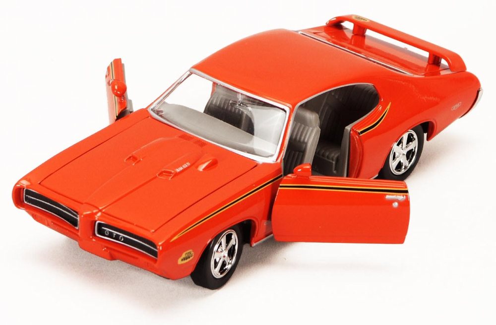 1969 Pontiac GTO Judge Orange Motormax 73242 1/24 Scale Diecast Model Car  764072016160 | eBay