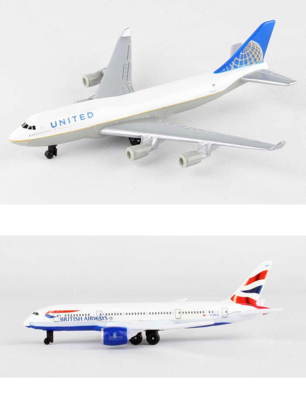 United British Airways Airlines Druckgussflugzeug Paket zwei 5,5" Druckgussflugzeuge - Bild 1 von 3