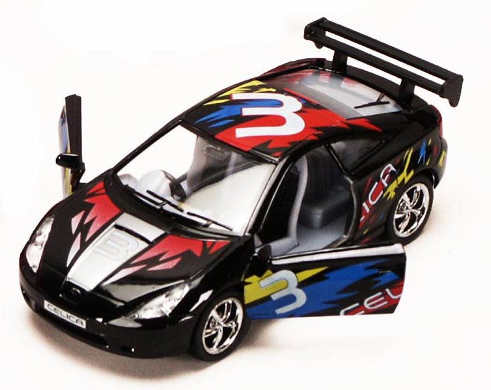 Street Fighter Toyota, Negro Kinsmart 5072 / 5D 5 pulgadas escala diecast modelo réplica - Imagen 1 de 2