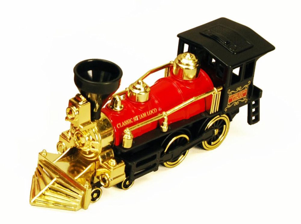 Locomotora de vapor clásica tren rojo showcasts 9935D escala 7" diecast réplica - Imagen 1 de 2